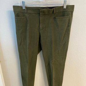 Banana Republic - Olive Slacks - Size 10